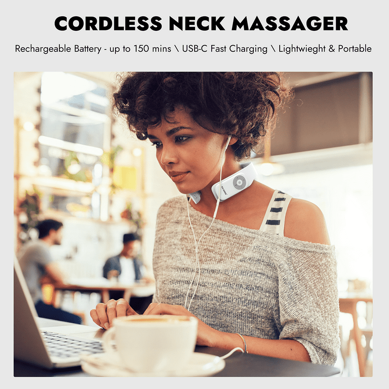 Portable Neck Massager With Heat Control