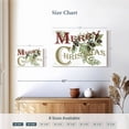 thumbnail image 4 of Elephant Stock Vintage Merry Christmas Wall Art - Horizontal Canvas Wall Art - Living Room Wall Decor - Holiday Canvas - White And Gray Decor By Cindy Jacobs - 24" x 16", 4 of 8