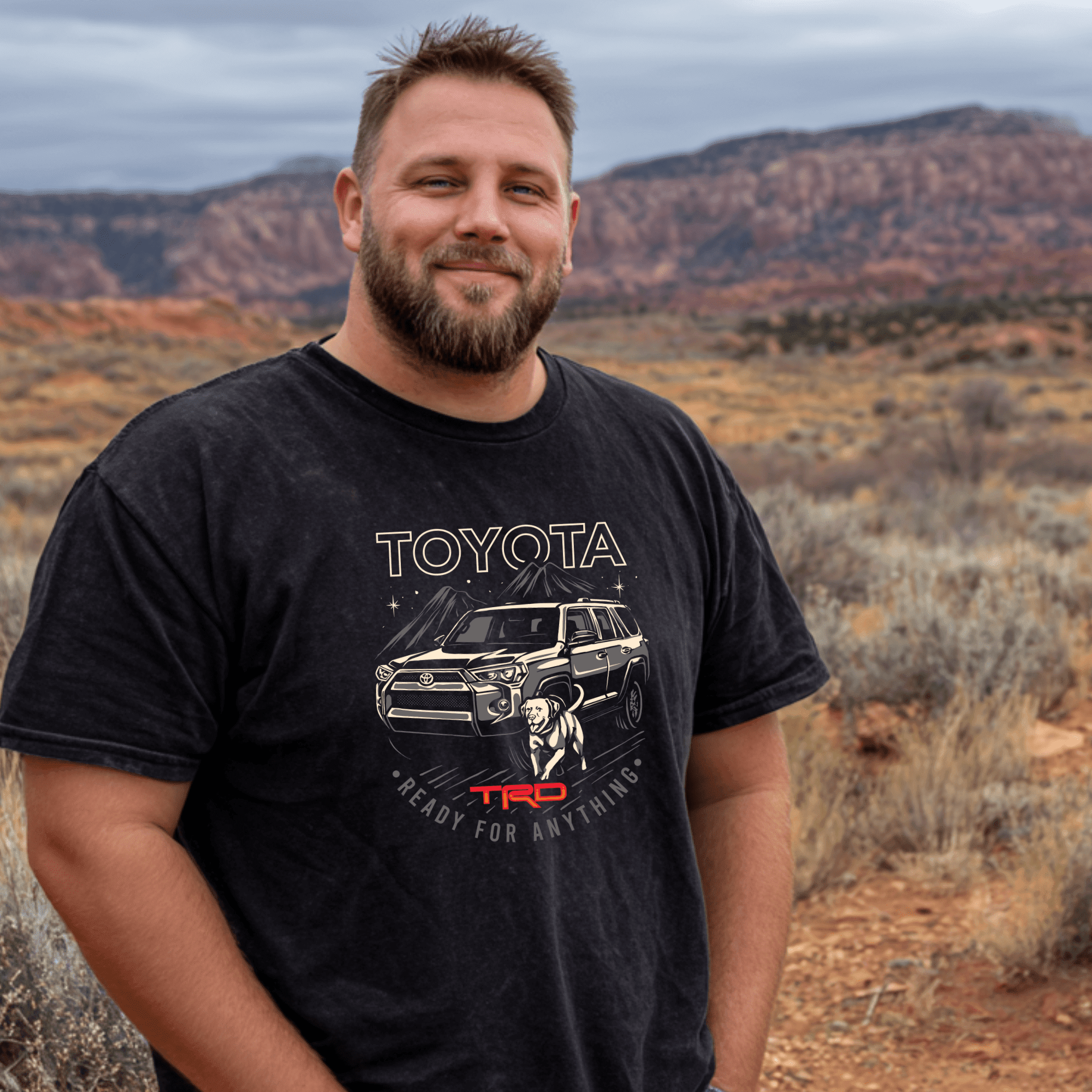 Toyota Mens Big and Tall 4Runner TRD Dog Lover Tee
