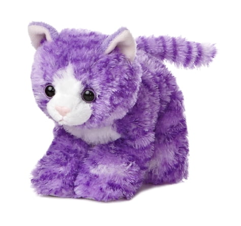 purple cat plush toy