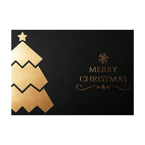 Christmas Cards Holiday Blessing Pack Set Festive Greeting Cards for Family Party Seasonal Warm Wishes