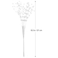 thumbnail image 3 of 100 varillas de perlas ABS para decoración de ramos de novia, bodas y fiestas (blancas), 3 of 7