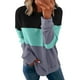 thumbnail image 2 of ICHUANYI Clearance Women's Round Neck Fashion Casual Long Sleeve Print Sweatshirt Tops Blouse(Green, XL) ICHUANYI WER2023081203572, 2 of 4