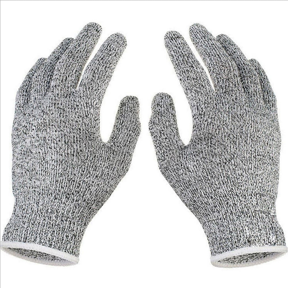 Safety Cut Proof Stab Resistant Stainless Steel Metal Mesh Glove White Glove 