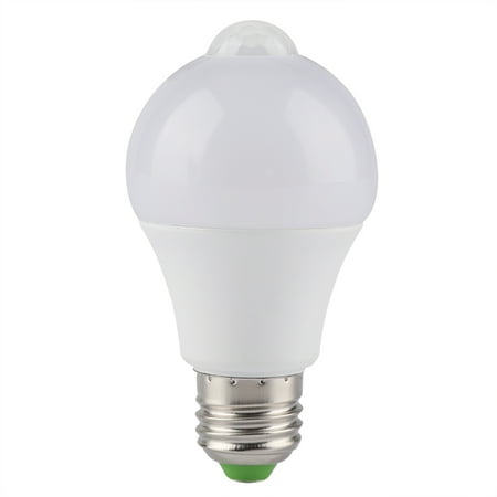 

E27 LED Light Motion Sensor Bulb Lamp for Corridor Hotel Home Hallway(Warm White 7W)