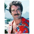 thumbnail image 2 of Tom Selleck Blanket Soft and Warm Lightweight Fluffy Throws Blankets Rug Carpet Gift for Beach Yoga Bedroom Living Room Decoration Sofa Camping Trip Dorm Decor All Season, 2 of 5