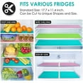 thumbnail image 4 of Refrigerator Liners - EVA Fridge Liner Mats Washable, Refrigerator Mats Drawer Table Placements, Shelf Liners for Kitchen Cabinets, 4 of 6