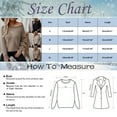 thumbnail image 4 of Wdgfv Women's Pullover Sweater Women's Solid Color Rollover Sweater Loose Fit Knitted Top Round Neck Autumn Winter Casual Fashion Soft Comfortable Cozy, 4 of 9