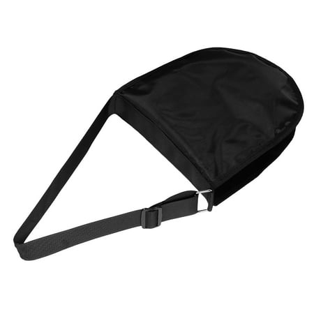 OUNONA Black Handheld Discus Container with Spacious Interior for Sports Storage