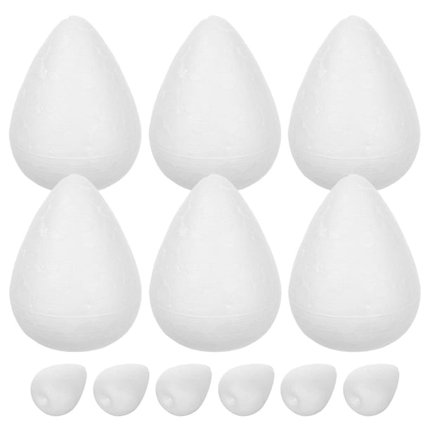 GOOHOCHY 50 capullos de espuma blanca para manualidades - Para proyectos de bricolaje - Decoración floral para bodas - Arreglos florales para San Valentín - Suministros para esculpir