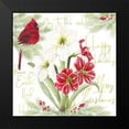 thumbnail image 2 of Reed, Tara 12x12 Black Modern Framed Museum Art Print Titled - Merry Amaryllis II, 2 of 5