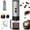 Gray, variant on Portable Espresso Maker, Smart LED Display, All-in-One Design, One-Touch Operation with 15 Bar Pressure, Compatible with Ground Coffee & Capsules