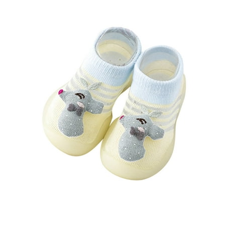 

TAIAOJING Baby Toddler Sock Shoes Cute Dinosaur Giraffe Children Mesh Breathable Floor Sneakers Non-Slip Shoe