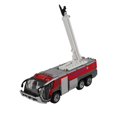 thumbnail image 5 of 1:32 Airport Fire Truck Fire Engine Electric Die-Cast Engineering Vehicles Car Model Toy with Sound, 5 of 5