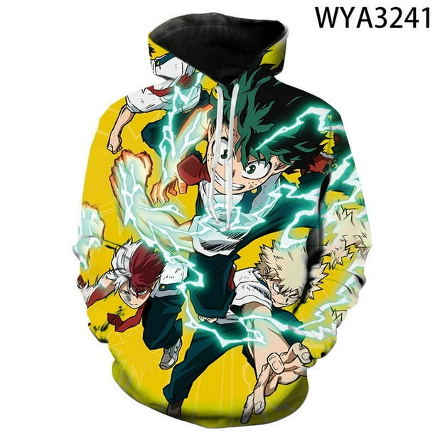 Izuku Midoriya Sudaderas Boku No Hero Anime Chamarra De Deku