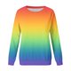 thumbnail image 5 of ICHUANYI Clearance Women's Fashion Printed T-shirt Long Sleeves Blouse Round Neck Casual Tops Sweatshirt Hoodies(Multicolor, L) ICHUANYI WER2023081205894, 5 of 5