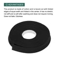 thumbnail image 3 of Uxcell 5/8 Inch Double Fold Bias Tape Polyester Continuous Bulk Bias Tape for Sewing Seaming Quilting Hemming Binding Crafts (Black 10 Yards), 3 of 7