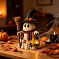 thumbnail image 4 of DVKOVI Halloween Resin Ghosts Carrying Lamp Ghost Figurine Sculpture Night Light for Home Tiered Tray Tabletop Decor, 4 of 4