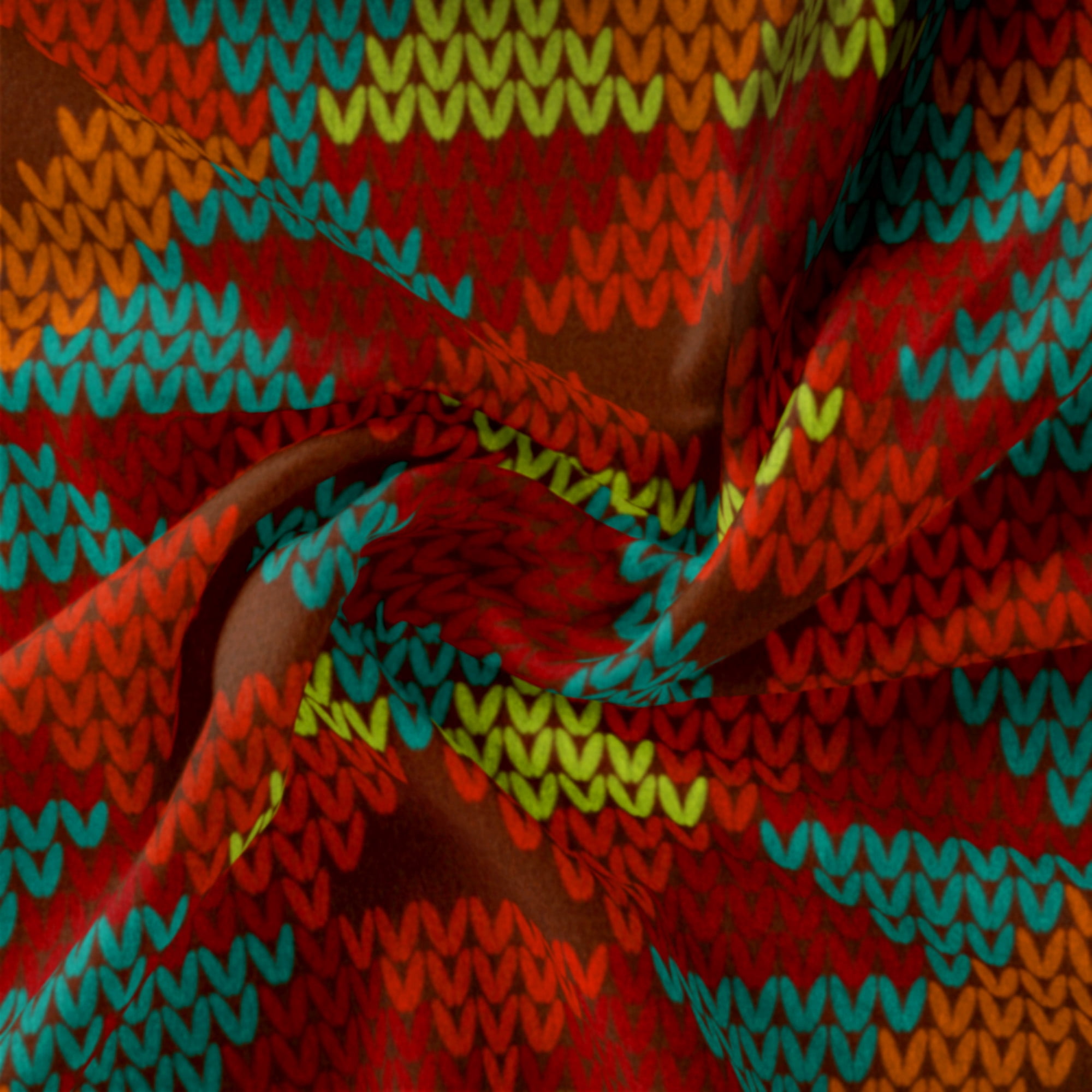 Mainstays 1.5 Yards 100% Polyester Brushed Fleece Block Argyle, Multi-color, 60" Wide for Crafts