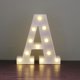 thumbnail image 2 of 2x letrero del alfabeto de luz de de marquesina para decoración de los cafés del jardín del hogar Baoblaze Alphabet Lights 2020 NUEVOS ESTADOS UNIDOS, 2 of 8