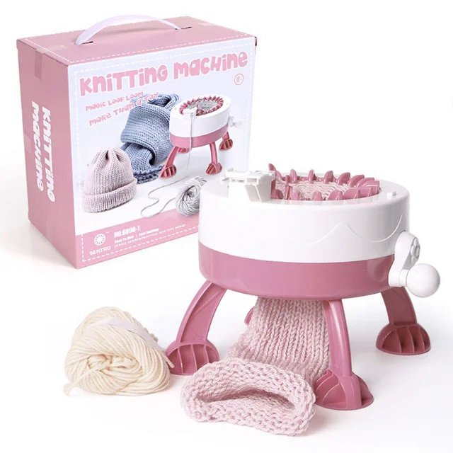 Manual Knitting Machine Cylindrical Wool Loom Wool Crochet Scarf Sweater Adult Children Hats Socks Artifact Knitting Tools