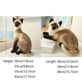 thumbnail image 3 of Home Decoration Gift Siamese Cat Orange Cat Plush Stuffed Doll Pillow Simulation Doll Plush Toys Simulation Cat Toy C-20CM, 3 of 8