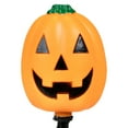 thumbnail image 6 of Northlight Jack-O-Lantern Shaped Halloween Pathway Markers - Clear - 3.75' Black Wire - 5ct, 6 of 10
