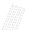 thumbnail image 1 of Tubo de plástico transparente de 4 piezas, ID 6mm[0.24"] x OD 8mm[0.31"] tuberías redondas rígidas de policarbonato de alto impacto [305mm/12IN], 1 of 7