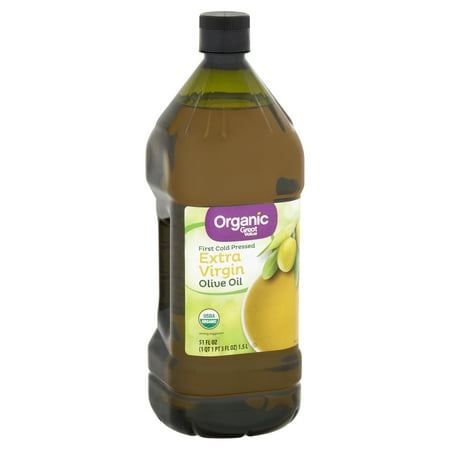 Great Value Organic Extra Virgin Olive Oil, 51 fl (Best Organic Olive Oil For Cooking)