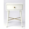 thumbnail image 3 of Butler Specialty Delridge Table d'Appoint en Blanc et Or, 3 of 7