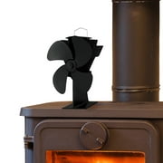 Somerset Home 4-Blade Heat Powered Fan for Wood Stoves and Fireplaces