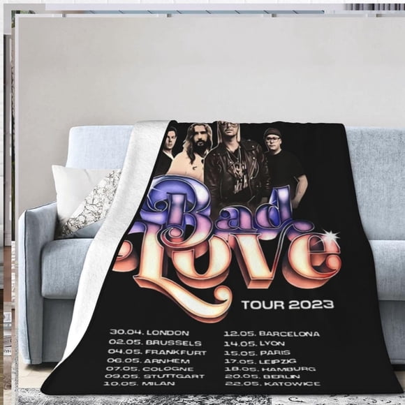 Ultra Soft Throw Blanket Tokio Music Hotel Flannel Light Weight Warm Blanket for Living Room/Bedroom 50"x40"