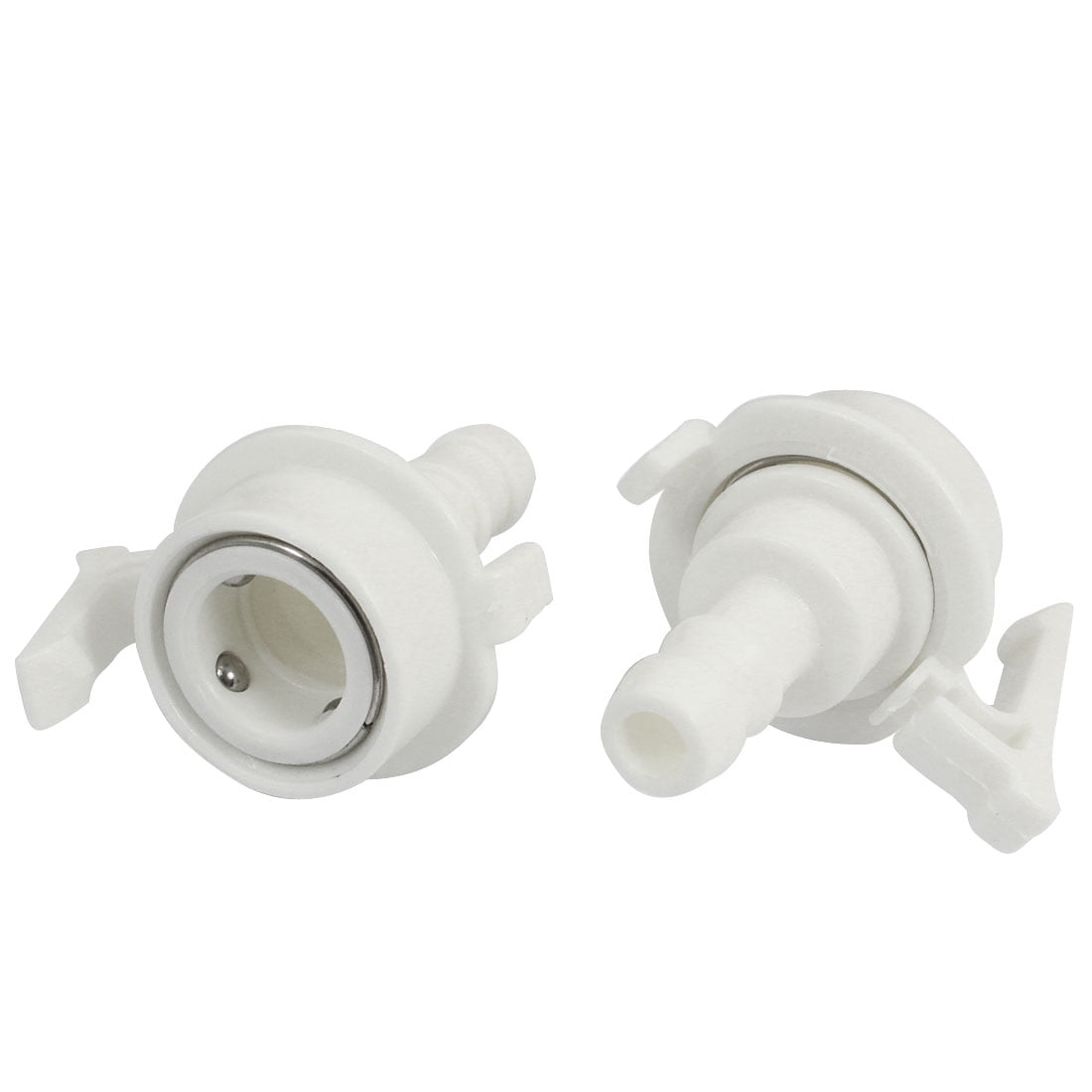 2 Pcs Plastic Washing Machine Water Inlet Hose Adapter Pipe Connector