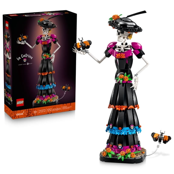 LEGO Ideas La Catrina - Building Set for Adults, Ages 18 - Day of the Dead Decorations for Table or Shelf - Gift for Men & Women - 21372