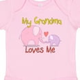 thumbnail image 4 of Inktastic My Grandma Loves Me Boys or Girls Baby Bodysuit, 4 of 5