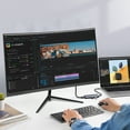 thumbnail image 5 of ReHisk 24" 1080p Curved gaming monitor , Kit with HDMI & DisplayPort, Black, RE-24C100hzCurved, New 1 Pack, 5 of 13