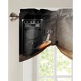 thumbnail image 2 of Music Stage Speaker Guitar Window Curtain Kitchen Cabinet Coffee Tie-Up Valance Curtain Rod Pocket Short Curtain, 2 of 6