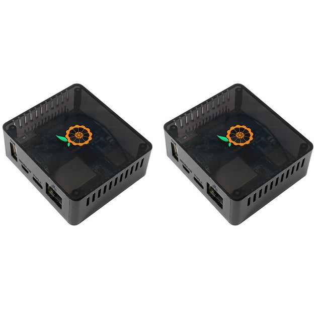 2X para Zero 2 ABS Negro Carcasa, No Se Puede Sostener la Placa de Expansión, Solo Se Puede Instalar la Placa de Desarrollo