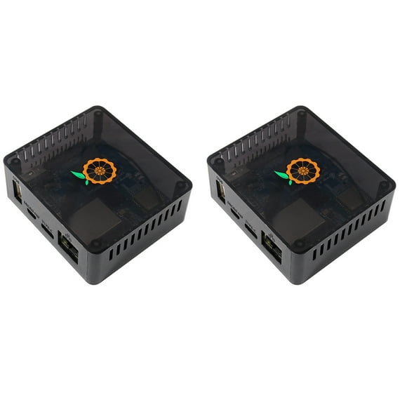 2X para Zero 2 ABS Negro Carcasa, No Se Puede Sostener la Placa de Expansión, Solo Se Puede Instalar la Placa de Desarrollo