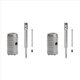 thumbnail image 1 of 2X Juego de Brocas para Perforadora SDS Plus, Herramientas de Corte con Eje Redondo, Abridor de Agujeros para Piedra, Cemento y Hormigón, 40mm, 1 of 7