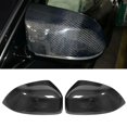 thumbnail image 4 of 2pcs Dry Carbon Fiber Rear View Mirror Cover Replacement Wing  Car Refitting Fits for X5 X6 F15 F16, 4 of 8