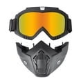 thumbnail image 4 of Qiilu Motorcycle Goggles with Detachable Mask Outdoor Riding Cycling Protection Glasses,Motorcycle Goggles, Windproof Glasses Mask, 4 of 7