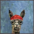 thumbnail image 2 of Hipster Llama Floater Framed Painting Print on Canvas, 2 of 6