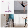 thumbnail image 4 of UPOUART 3Pcs Fitness Gymnastics Ribbon Silk Pink Long Ribbon for Exercise Wand, 4 of 7