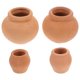thumbnail image 3 of 4 Uds Mini macetas suculentas macetas de terracota macetas de Cactus de flores pequeñas macetas suculentas para balcón, 3 of 4