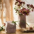 thumbnail image 3 of Pink Morandi Color Art Glass Vase, 3 of 9