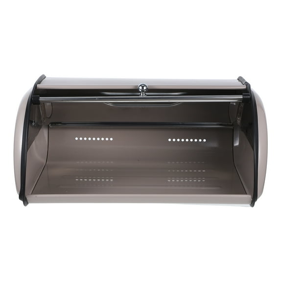 HEMOTON Stainless Steel Bread Box with Window for Kitchen Countertop Bread Storage Multi Color 7 Inch