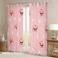 thumbnail image 2 of Castle Fairy Santa Claus Curtains Pack of 2 (42x84 Each) for Children,Festival Xmas Curtains Blackout,Christmas Snowflakes Bedroom Curtains,Super Cozy Room Decor, 2 of 6