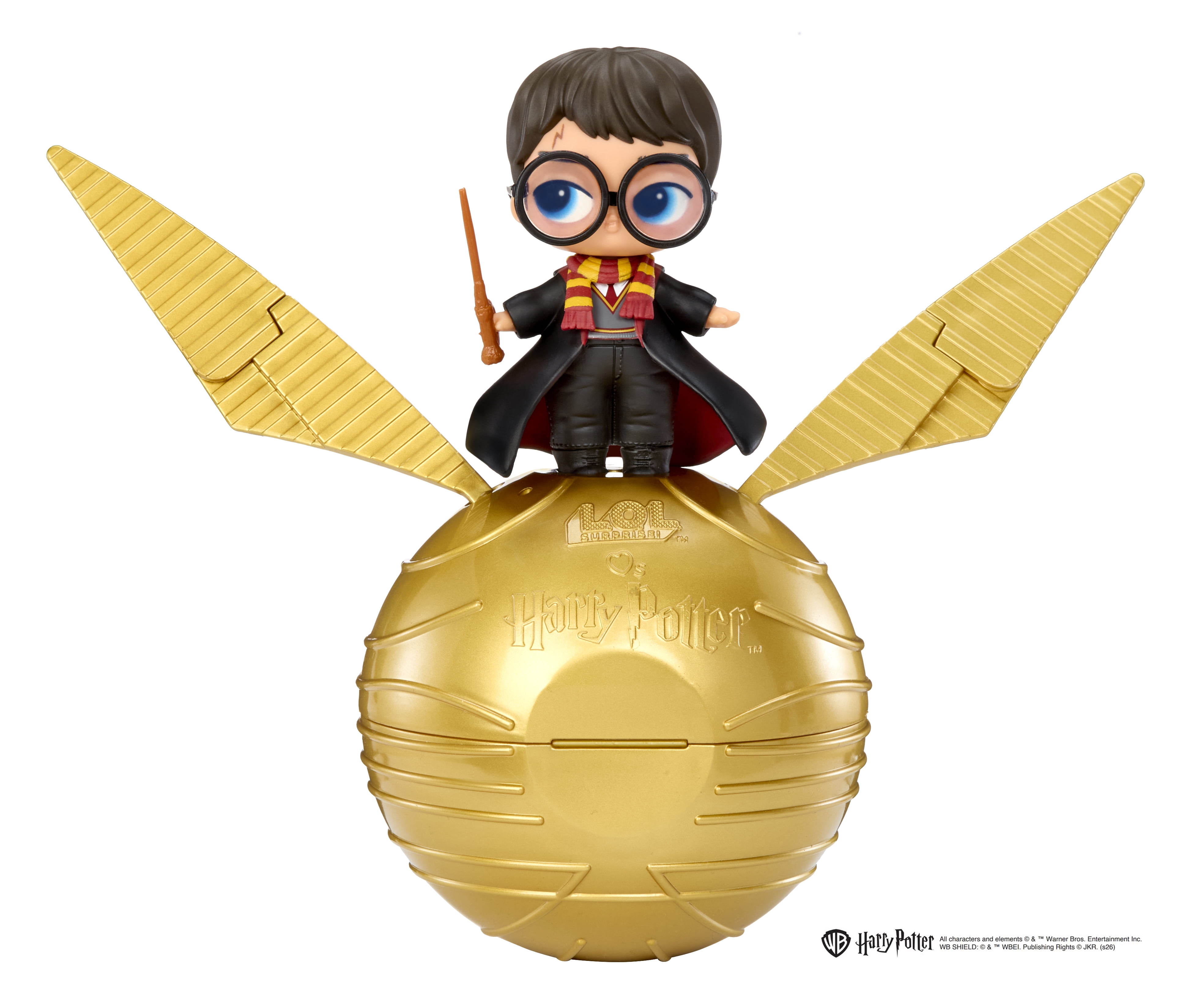 LOL Surprise Loves Harry Potter Tots Doll – Golden Snitch Ball, 7 Total Surprises
