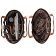 thumbnail image 3 of Montana West Women's Oversized Hobo Tote Shoulder Satchel Bag, Orange Coffee, 3 of 6